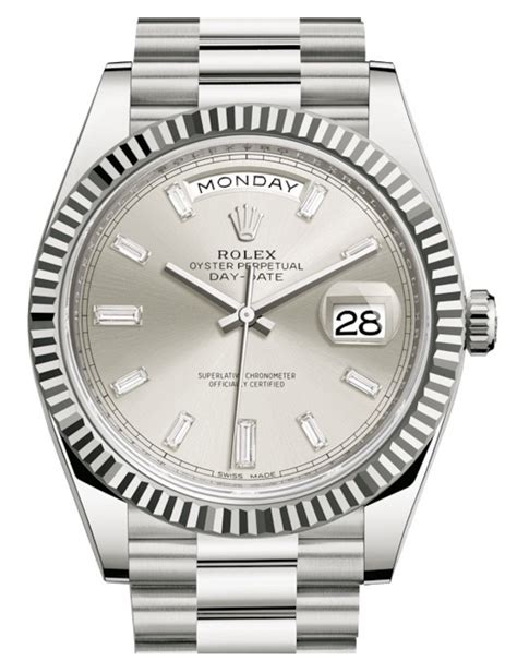 rolex day-date replicas silverdial|rolex day date price list.